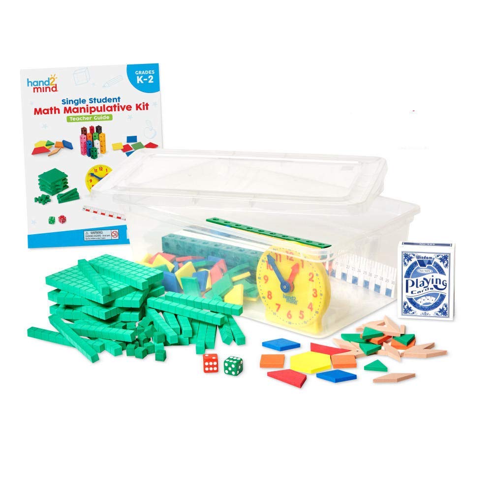 hand2mind Individual Student Manipulative Kit For Kids Ages 5-7, Individual Practice For Children At