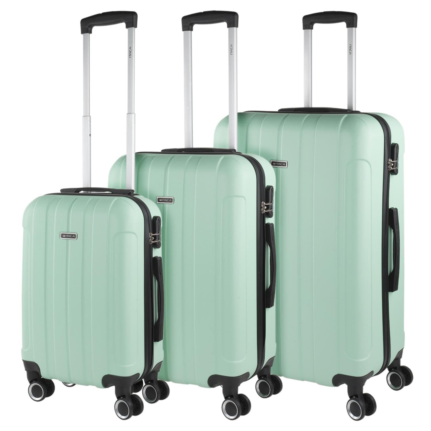 ITACA - Maleta Mediana con 4 Ruedas Giratorias para Viajes Largos Tipo Trolley Ideal como Maletas de Viaje Grandes 23 Kilos y Maleta Viaje Mediana Resistentes, Amarillo — view 12