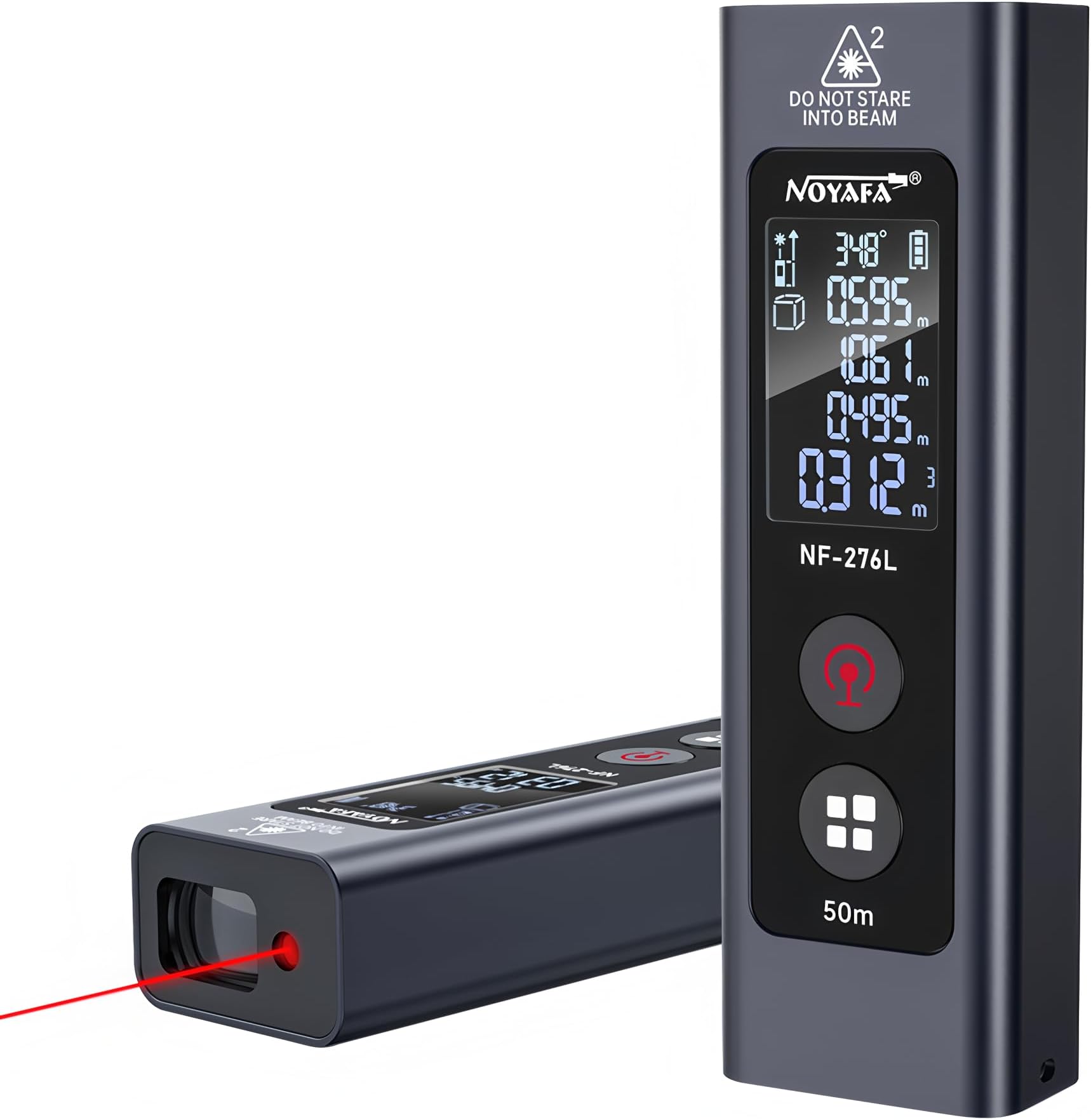 NF-276L Mini Laser Rangefinder 50m Distance Meter Instrument Electronic Measuring Ruler Range Tape Finder Level Test Tool