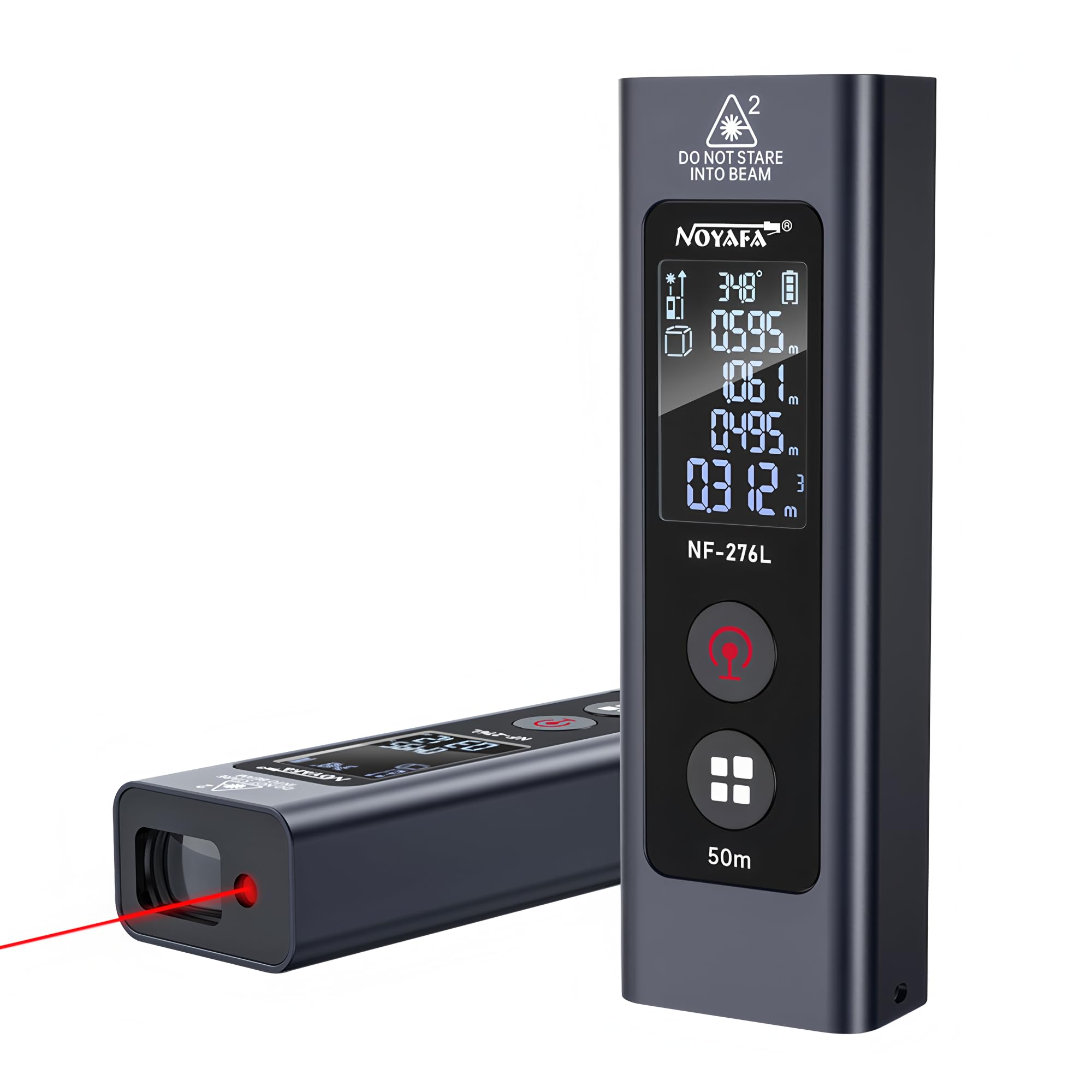 Mini télémètre laser NF-276L 50m, instrument de mesure électronique, règle de mesure, ruban de mesure pour niveau, outil de test