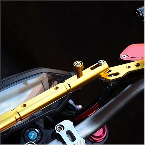 Miniatura 7 de Soporte para manillar de motocicleta, barra estabilizadora de motocicleta, aleación de aluminio, compatible con scooter Nmax Tmax 530 Pcx Cb500x