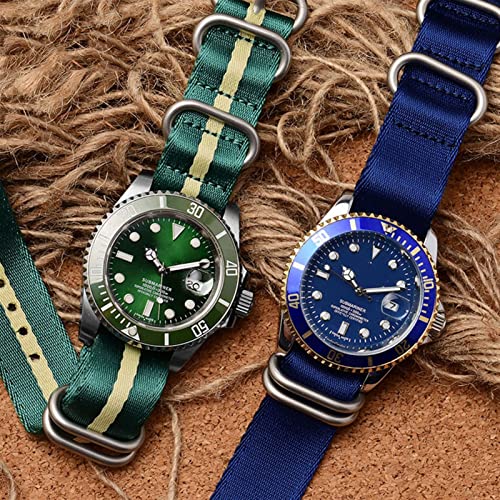 Correa de nylon OTAN antitranspirante para sustituir pulsera de reloj rota de 20mm 2