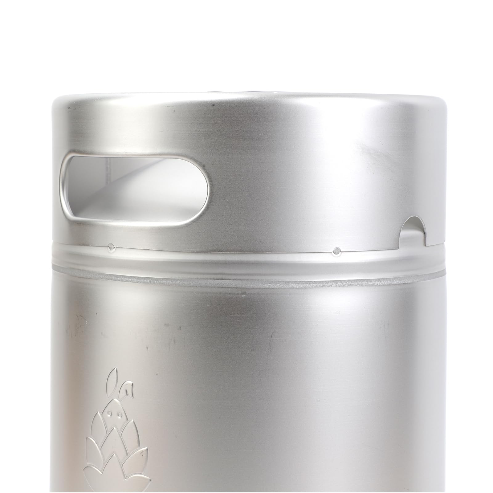 Mini 304 Edelstahl Keg Growler (5L Standard Silber mit Speer)
