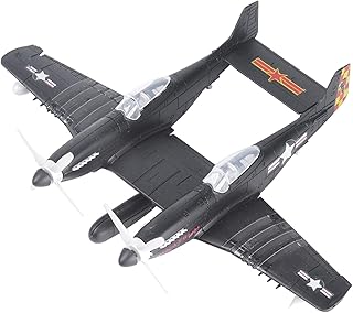 Almencla 1:48 Scale 4D Fighter Aircraft Model Simulation Planes Kits, Jet Fighter Airplane Model Building for Decoration, Black