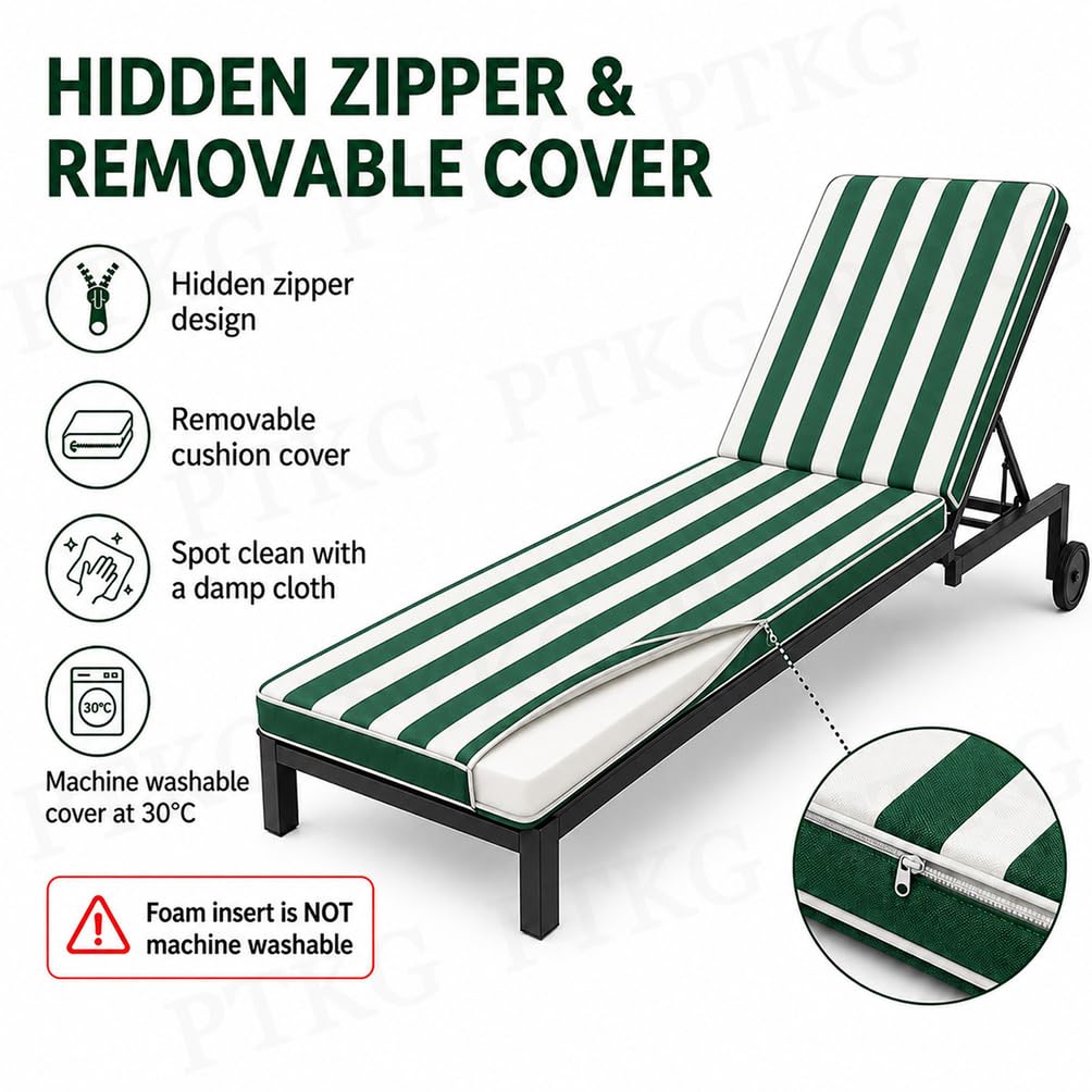 Matelas Chaise Longue Bordure PassepoiléE Matelas Transat Bain de Soleil