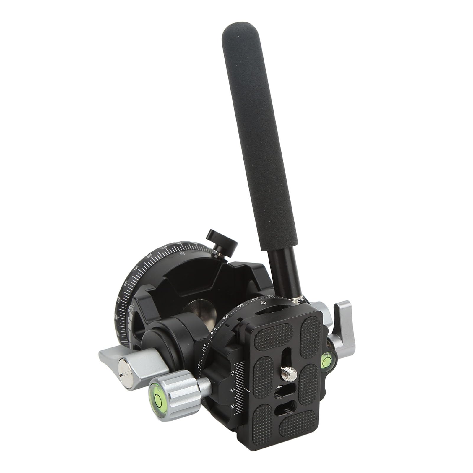 Cabezal de Trípode Panorámico para Cámara de Aleación de Aluminio con, Cabezal Fluido Ligero para Disparar Cámaras SLR
