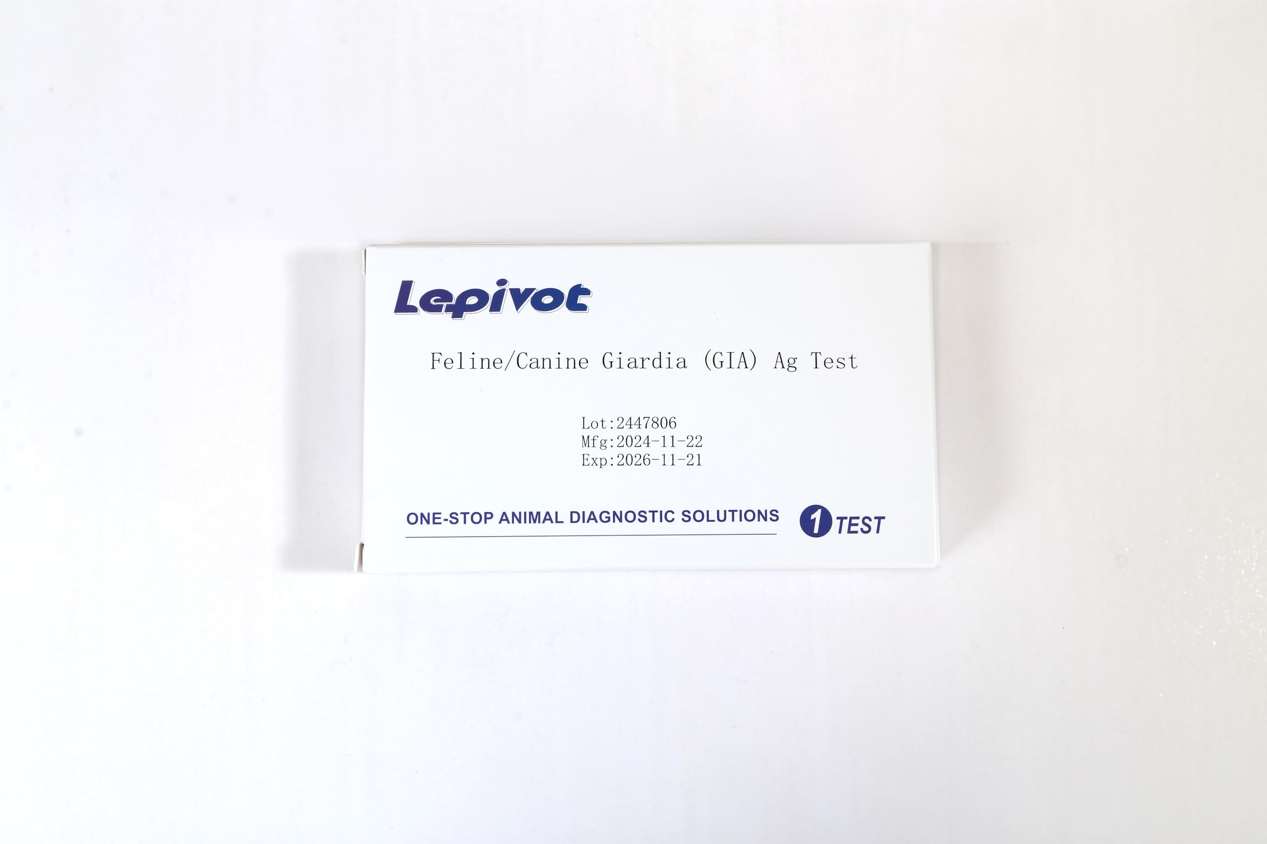 Test na giardię LEPIVOT Test antygenowy na giardię (GIA)