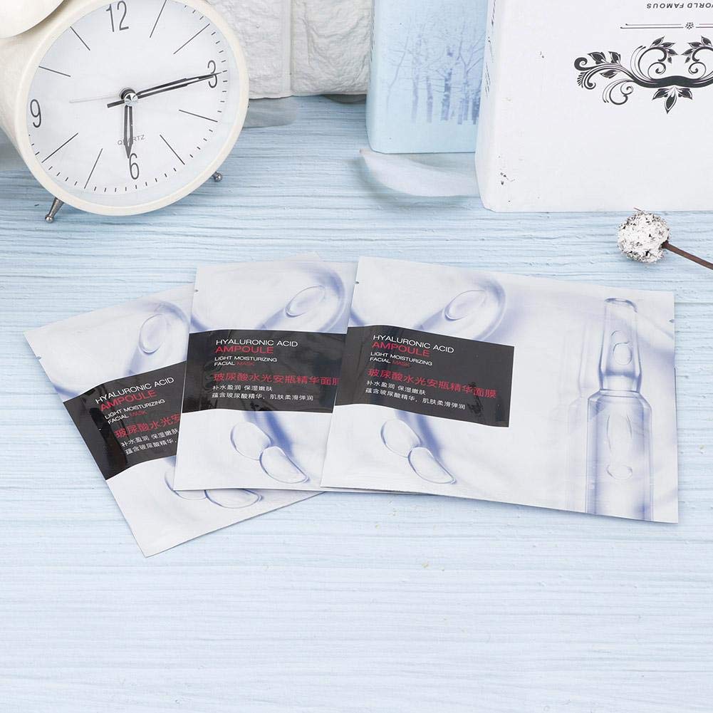 10pcs / caja de peso ligero Máscara facial hidratante conveniente, mascarilla, para hidratación hidratante instantánea