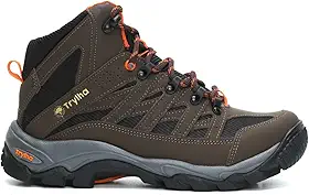 Crestwood Bota Masculina Adventure para Hiking, Trekking e Trilhas, Coturno em Couro Impermeável Waterproof, Solado Antiderrapante de Alta Aderência, Palmilha em Gel, Conforto e Resistência Outdoor