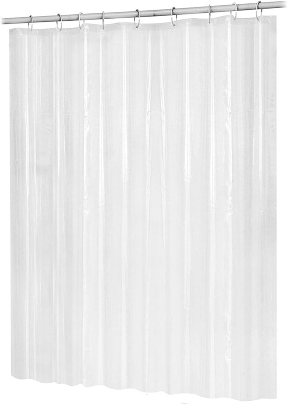 Topgalaxy.Z Clear PEVA Shower Curtain Liner, 72" x 78