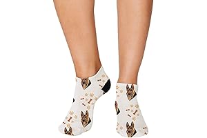 No Show German Shepherd Dog Breed Style Socks