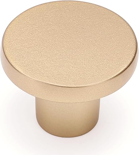 Miniatura 28 de Ravinte Paquete de 30 pomos de color negro mate para armarios de cocina, pomos redondos para cajones de cómodas, tiradores para cajones o puertas