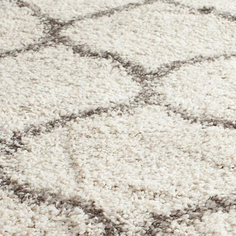 Image of Carpet for Living Room, Bedroom and Hall Handmade Microfiber Cozy Soft and Fluffy Shaggy Area Rug with 2 inch Thick Anti Skid Carpet [2x4 Feet Ivory Beige]