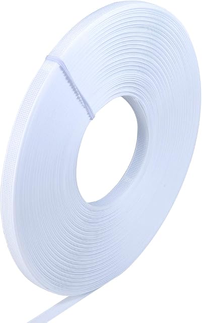 UNVOJL 5 Yards White Polyester Boning for Corset Sewing Wedding Dress Nursing Party Gowns (White, 6mm)