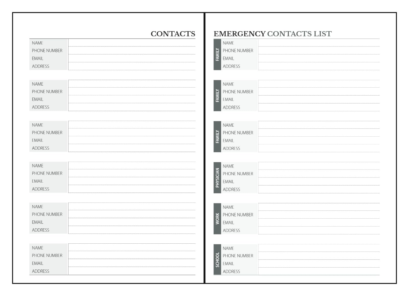 Wanderings Skórzany Planner A5 na Ringi – Uzupełniany Dziennik Bez Daty – Grafik Godzinowy, 60 Rozkładówek Tygodniowych – Kompatybilny z Filofax – Skóra Pełnoziarnista – 17 x 22,5 cm (6,75" x 9")
