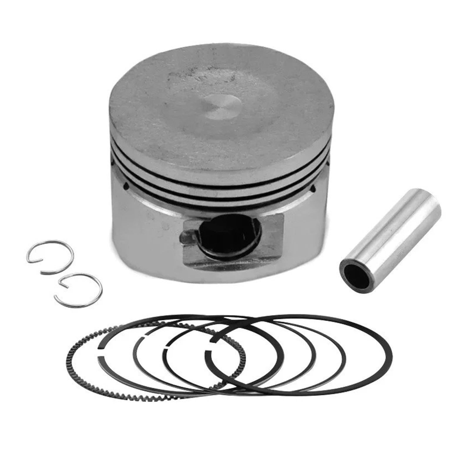 Kit Cilindro pistone Perno 52,4 Mm 15 Per GY6 125 125CC Kit pistone | Alesaggio Standard +25 +50 Set Fasce Elastiche Per Accessori Motore Motociclistico