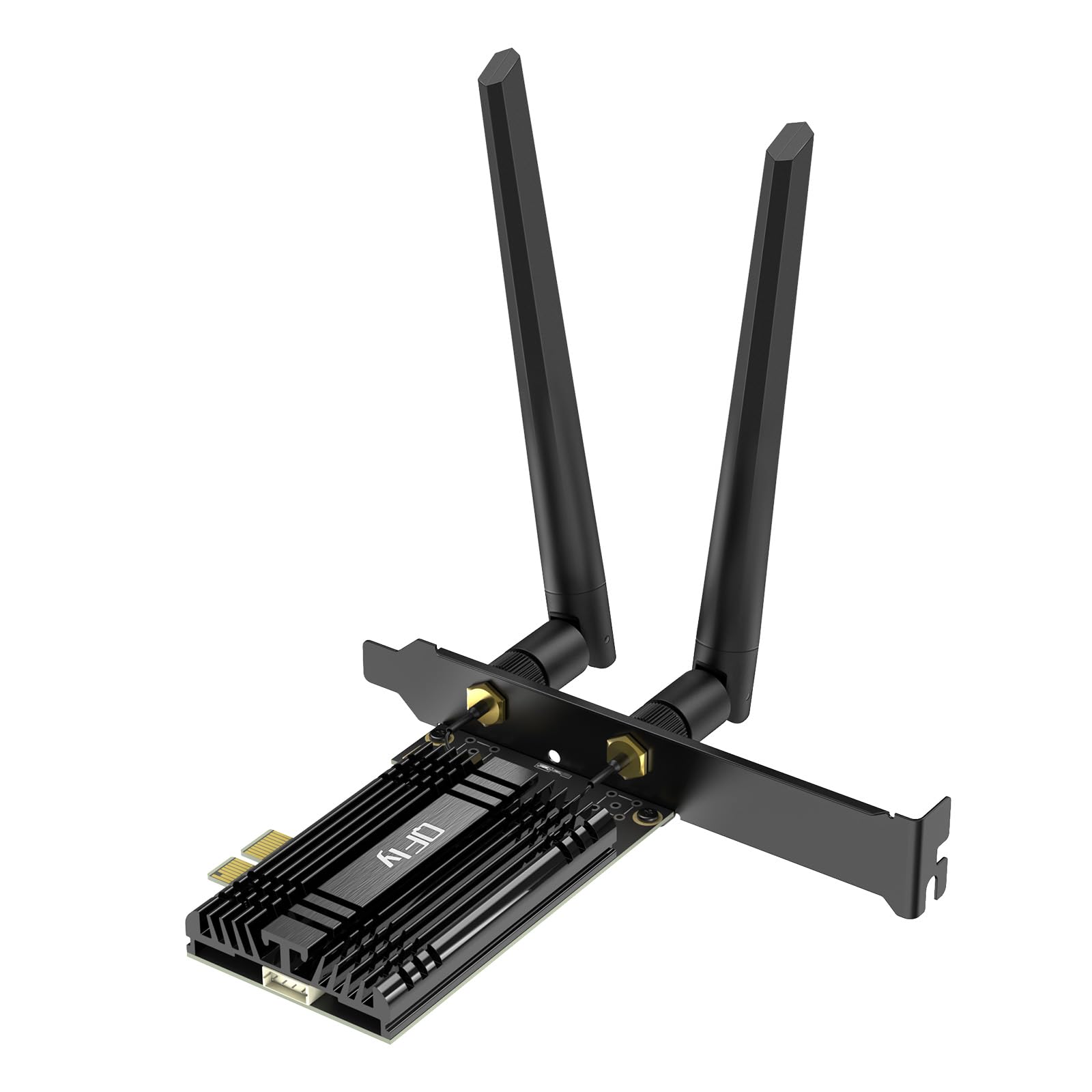 QFly WiFi 7 Network Card 8774Mbps PCIe WiFi Card with Bluetooth 5.4, 802.11 BE200 Chipset, Tri-Bands(6GHz/5GHz/2.4GHz) Wireless Network Adapter for PC, Support Windows 11/10(64 bit)-picture-31