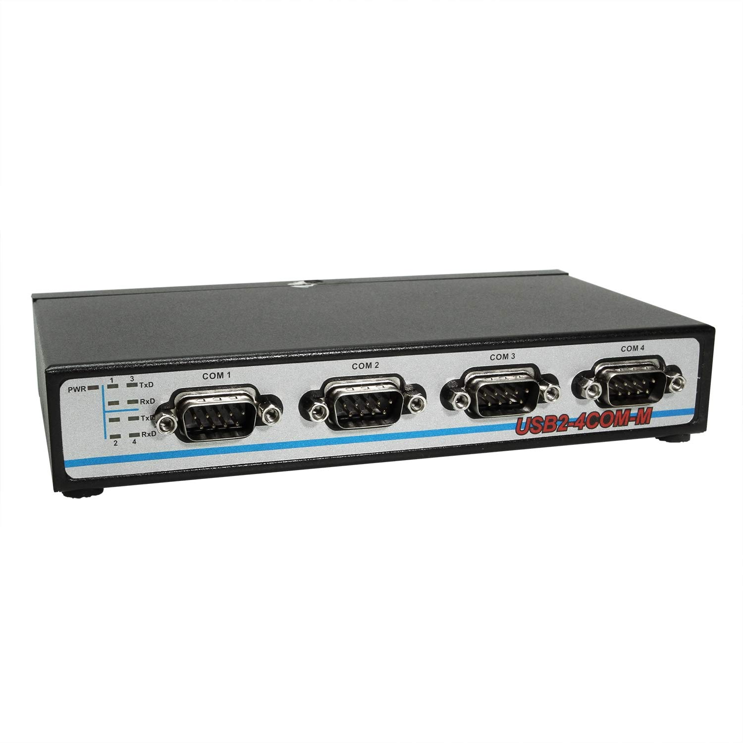 USB-4COMi-M USB to Quad RS-422/485 Metal case with DIN-Rail