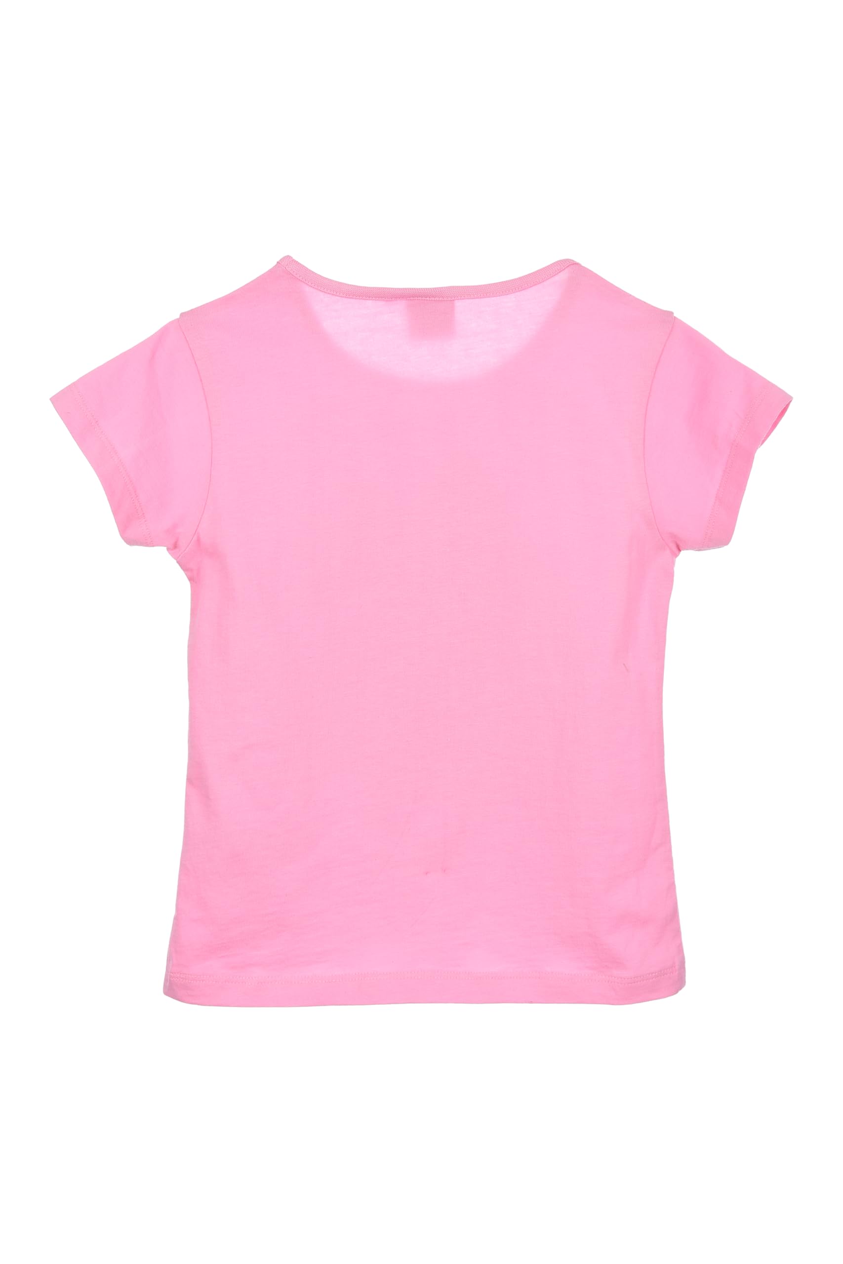 Barbie T-Shirt a Mezze Maniche per Bambine e Ragazze, a Tinta Unita, 100% Cotone (IT, età, 10 Anni, Fucsia)