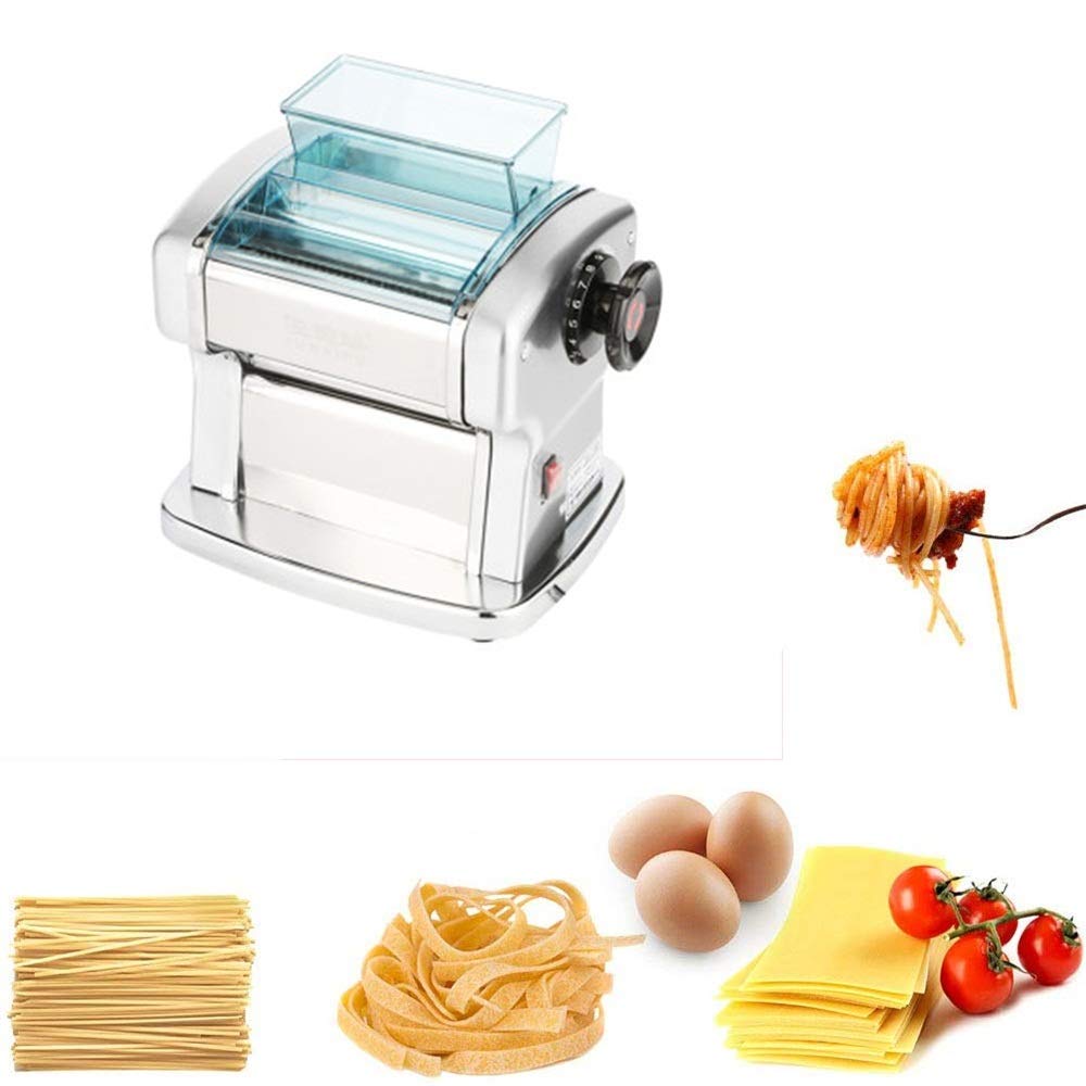 エスプリ　電動パスタマシン ステンレススチール Amazon | パスタマシン 135W 220V 電動パスタメーカーマシン