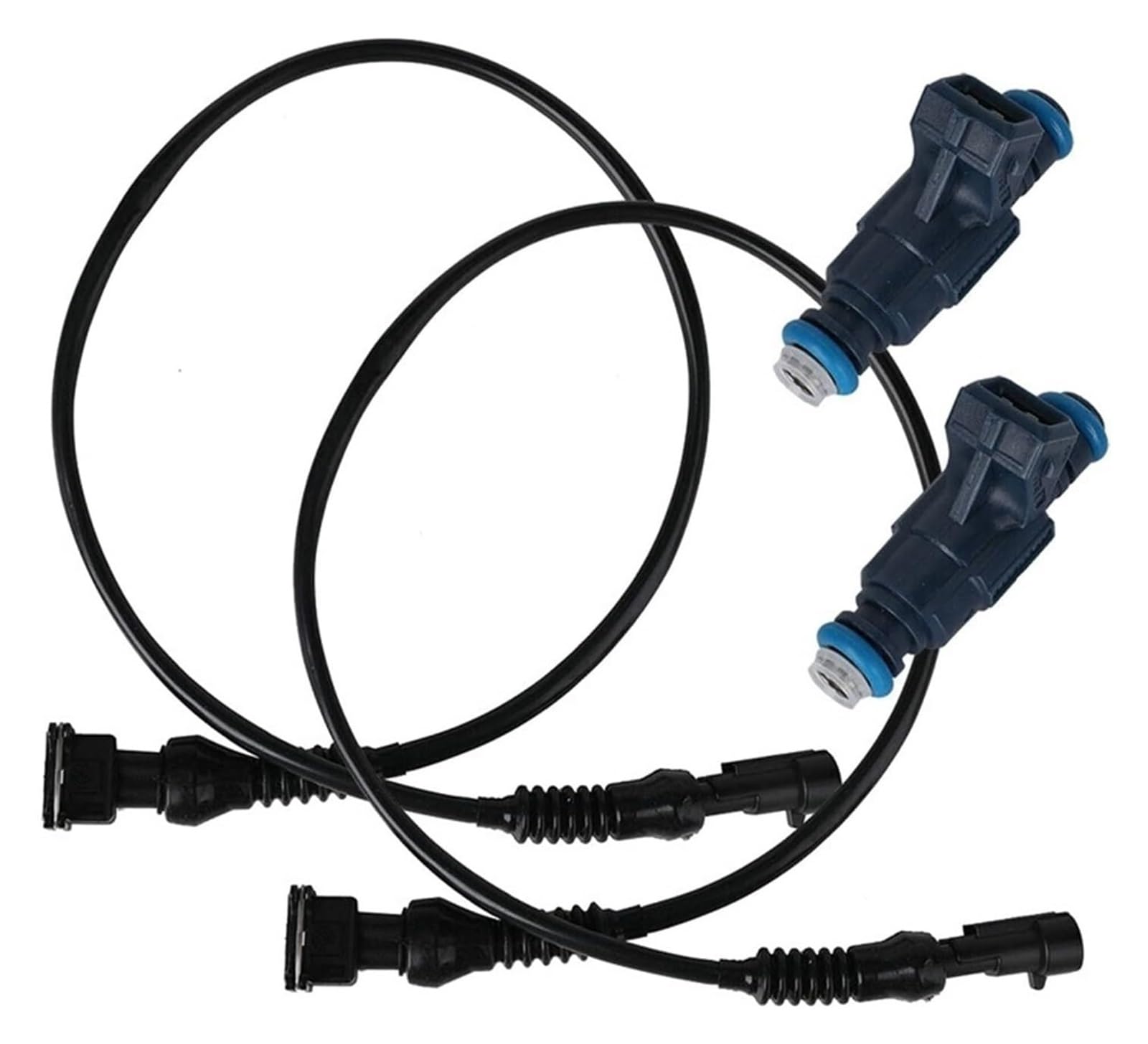 Qwqwfa One Color Petrol Fuel Injector For Polaris For Rzr For Sportsman For Ranger For Efi 700 800 2005-2014 1202863 0280156208 Pigtail Harness Fuel Injector Set