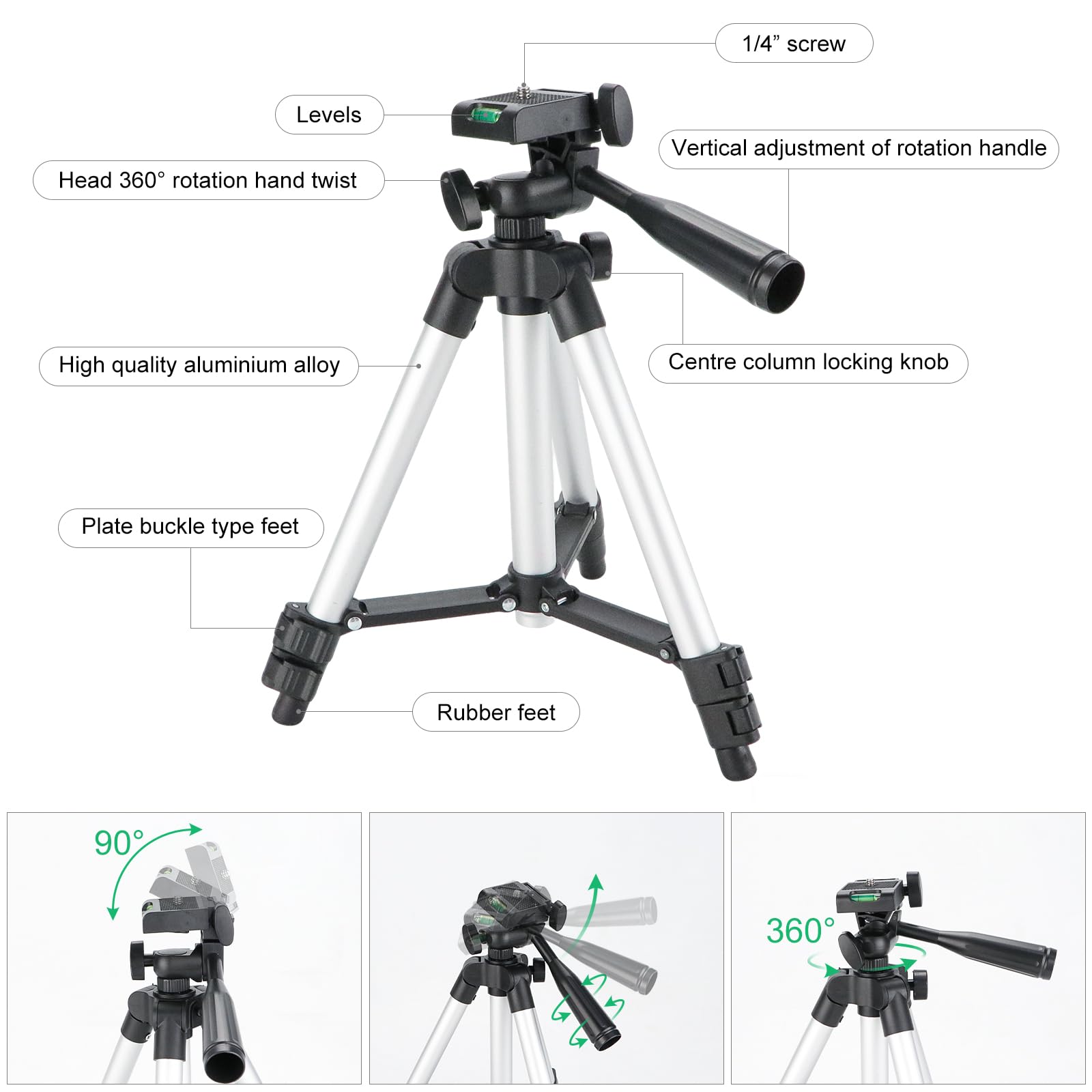 Anesty Green Laser Level with Tripod, Self Leveling Laser Levels Cross Line Lazer Level Kit with Manual/Self-Leveling Modes - Image 4