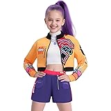 Girls Pop Singer Costume Kids 3-14 Years, Demon Cosplay Stage Performance Outfit for Toddler Halloween Costume