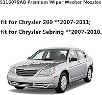 Vista 5 de 5116079AB - Boquillas de limpiaparabrisas prémium aptas para Dodge Journey 2009-2020, Avenger 08-11 para Chrysler PT Cruiser 01-10, 200/Sebring