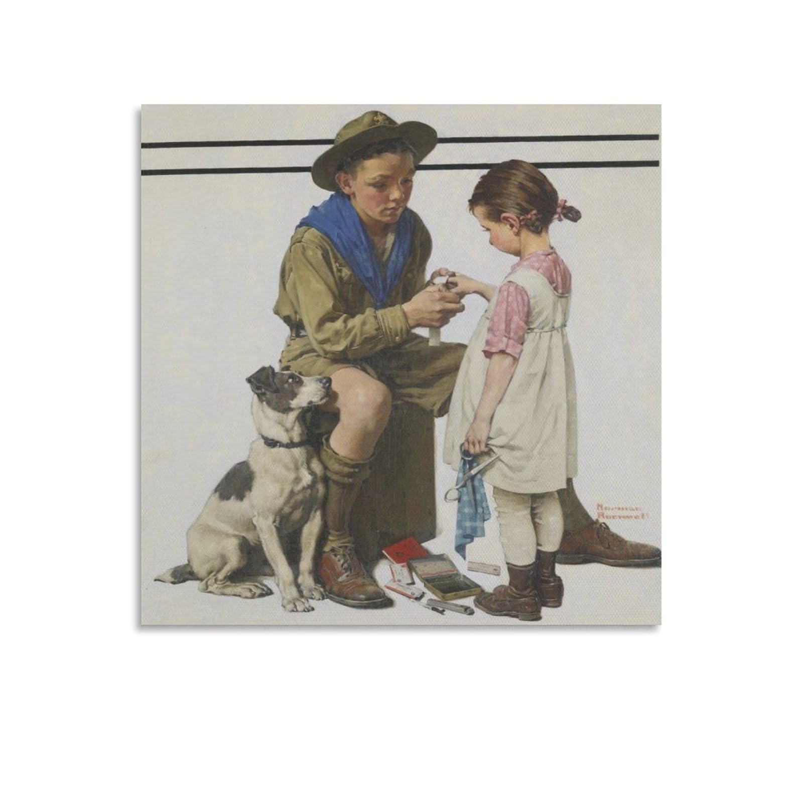 Amazon.co.jp: Norman Rockwell ノーマン・ロックウェル 絵画