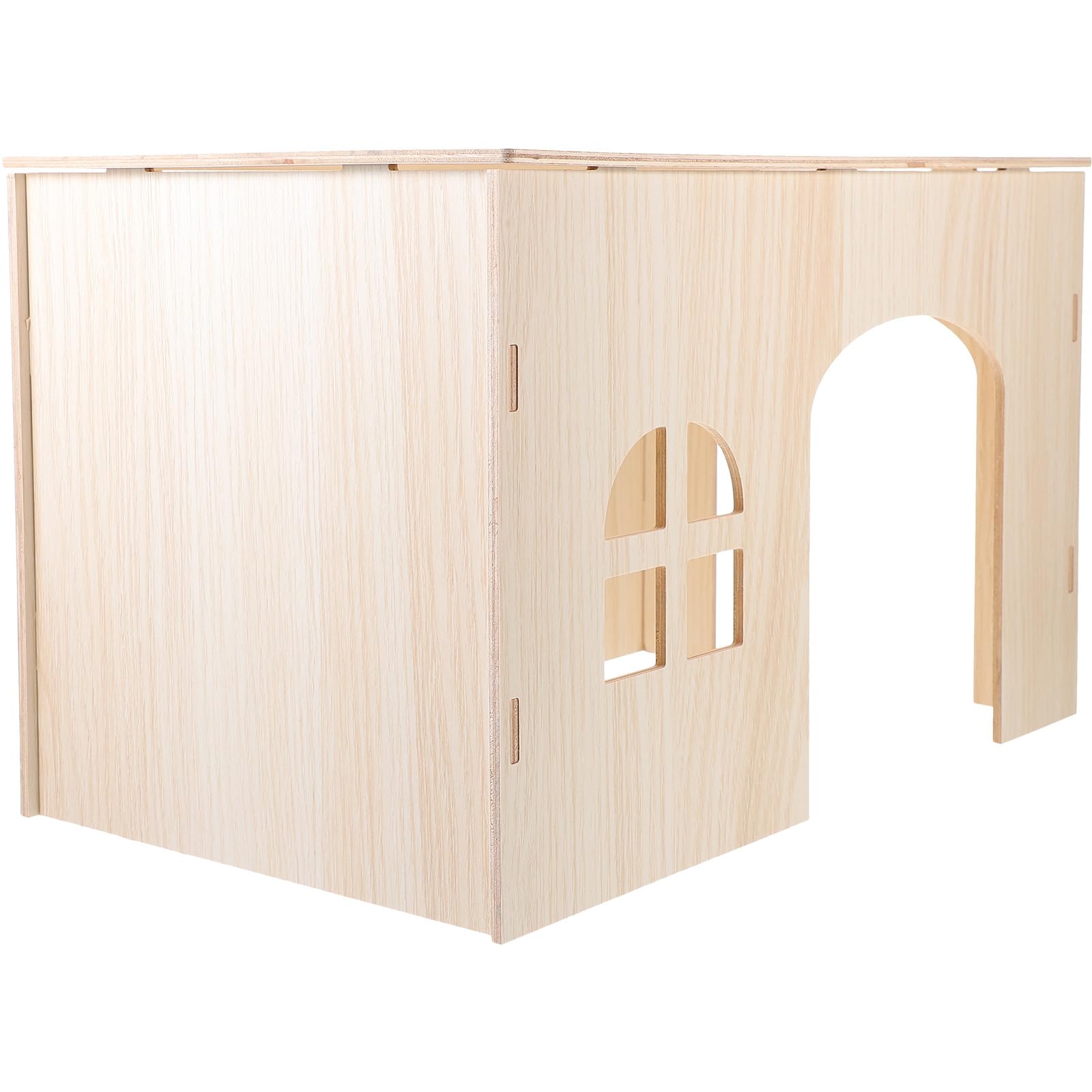 TOPBATHY Eichhörnchenhaus als Sicheres und Robustes Versteck für Meerschweinchen und Chinchillas mit Gemütlichem Kuschelnest für Kleine Haustiere