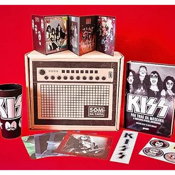 Capa do livro Kiss – Por trás da máscara: A biografia oficial (Caixa de Colecionador): 1
