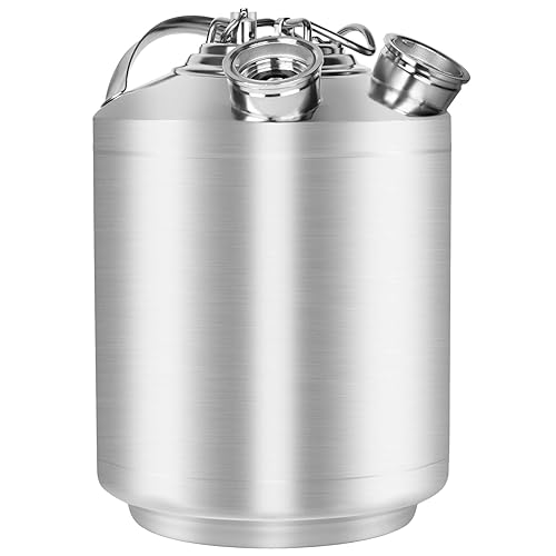 2.5 Gallon 10L Cleaning Keg Stainless Steel Beer Line Cleaner
