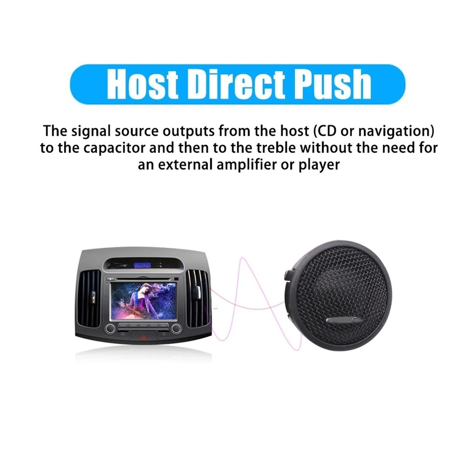 Tweeter de Audio para el automóvil para Coche