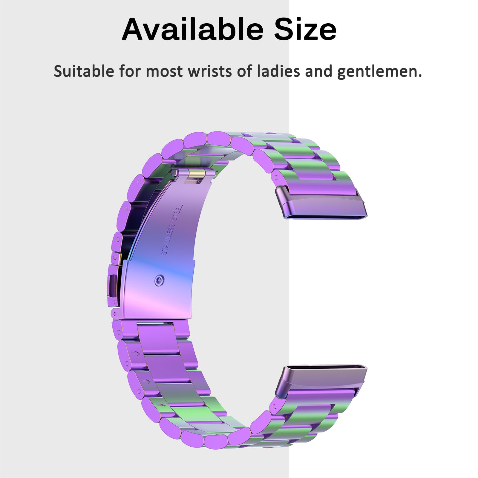 Miimall Bracelet En Alliage De Zinc Pour Fitbit Versa 4/Versa