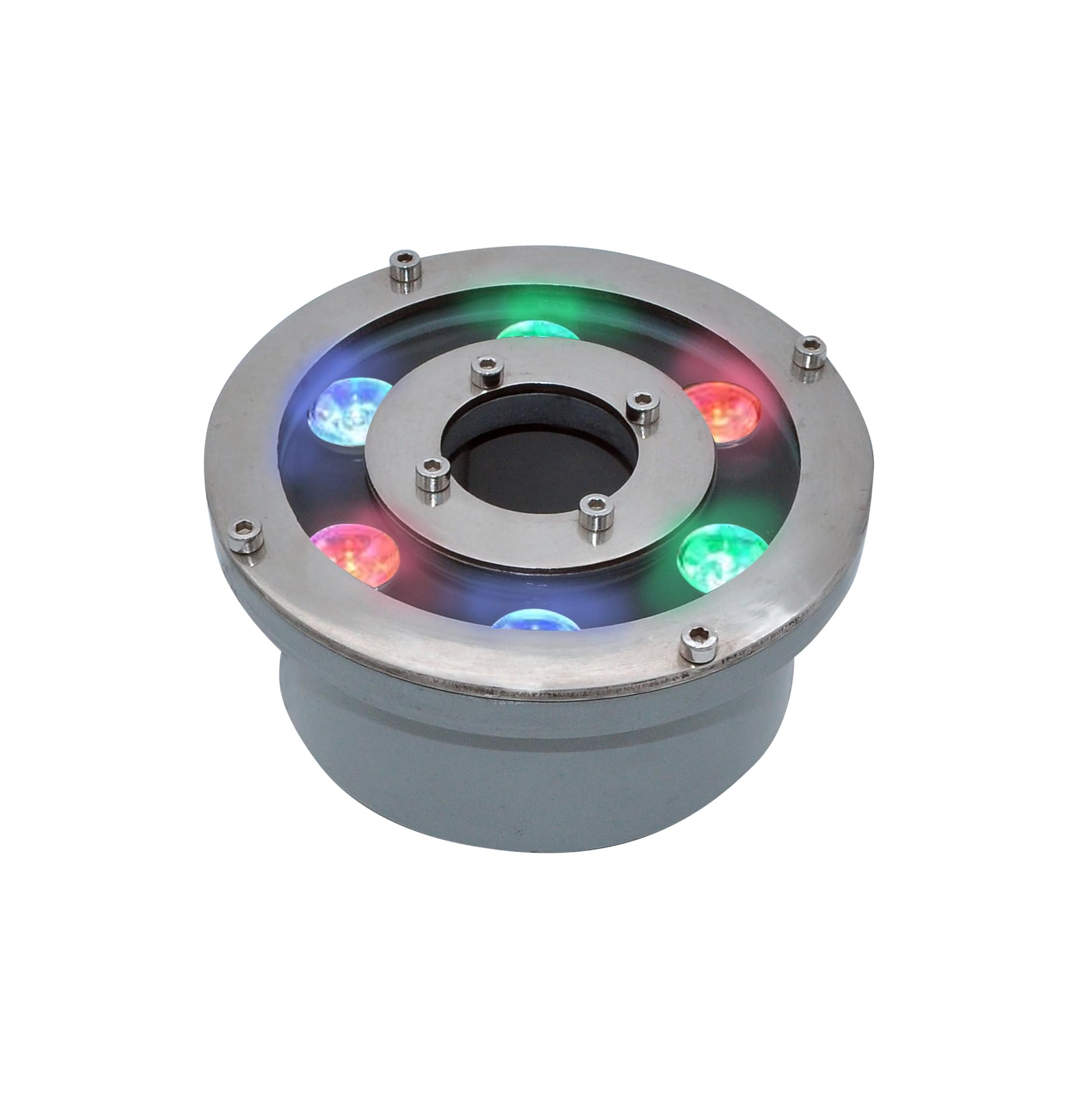 samson 6w led rgb fountain pool light with transformer, waterproof underwater decorative fountain light for swimming pools, water features & landscape lighting