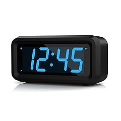KWANWA Alarm Clock, Digital Clock, Constantly 1 . 2 '' LED Blue Digits Display, Battery Powered photo KWANWA Alarm Clock, Digital Clock, Constantly 1 . 2 '' LED Blue Digits Display, Battery Powered