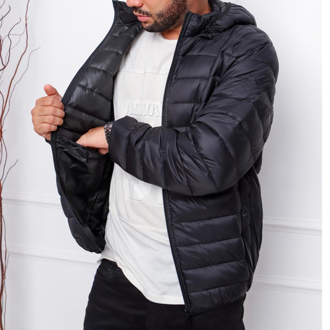 Jaqueta Puffer Bobojaco Masculina Corta Frio e Vento com Bolso Capuz Motoqueiro Moto em promoção! Veja a oferta e mais achadinhos de Jaquetas & Casacos 5 Hoje é o melhor dia para comprar Jaqueta Puffer Bobojaco Masculina Corta Frio e Vento com Bolso Capuz Motoqueiro Moto com aquele preço maroto! Promoção! Aproveite a oferta! 5