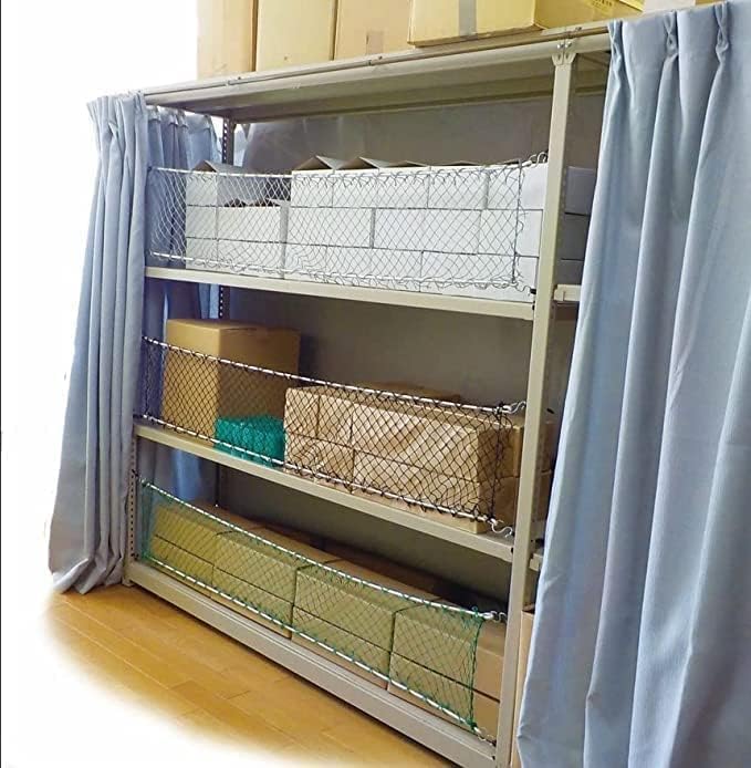 Amazon.co.jp: 棚落下防止ネット1枚40×170cm 棚サイズ60×180cm 上下