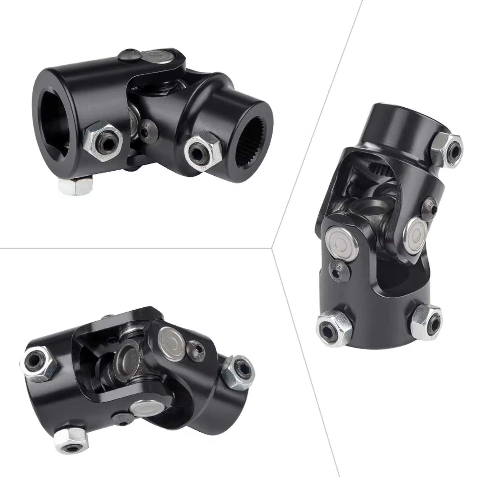 ALBERO TRASMISSIONE CARDANICO 3/4" DD X 3/4"-36 Albero Giunto A U Singolo Dello Sterzo Universale Lunghezza Totale 83 Mm (3-1/4") Accessori Auto