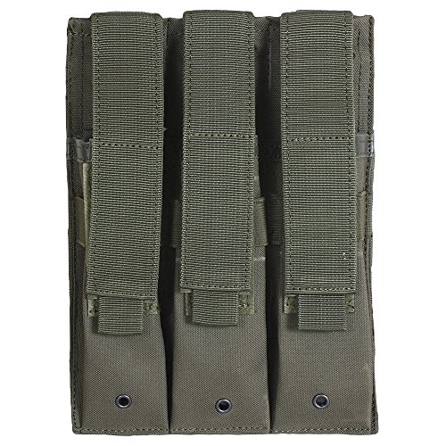 Fox Outdoor Products Triple MP 5 Mag Pouch Olive Drab