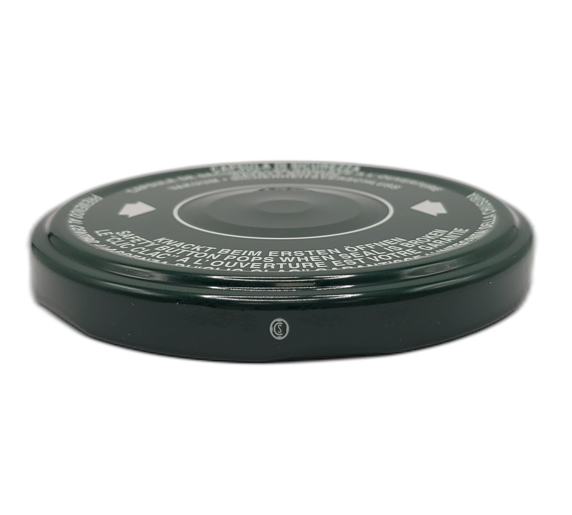 Capsulas Twist Off Con Flip Diámetro 70 mm Con Botón Central De Control Clic Clac Para Tarros De Vidrio Tapas Para Conservas Mermeladas Pasadas Tomate Mermeladas (50)