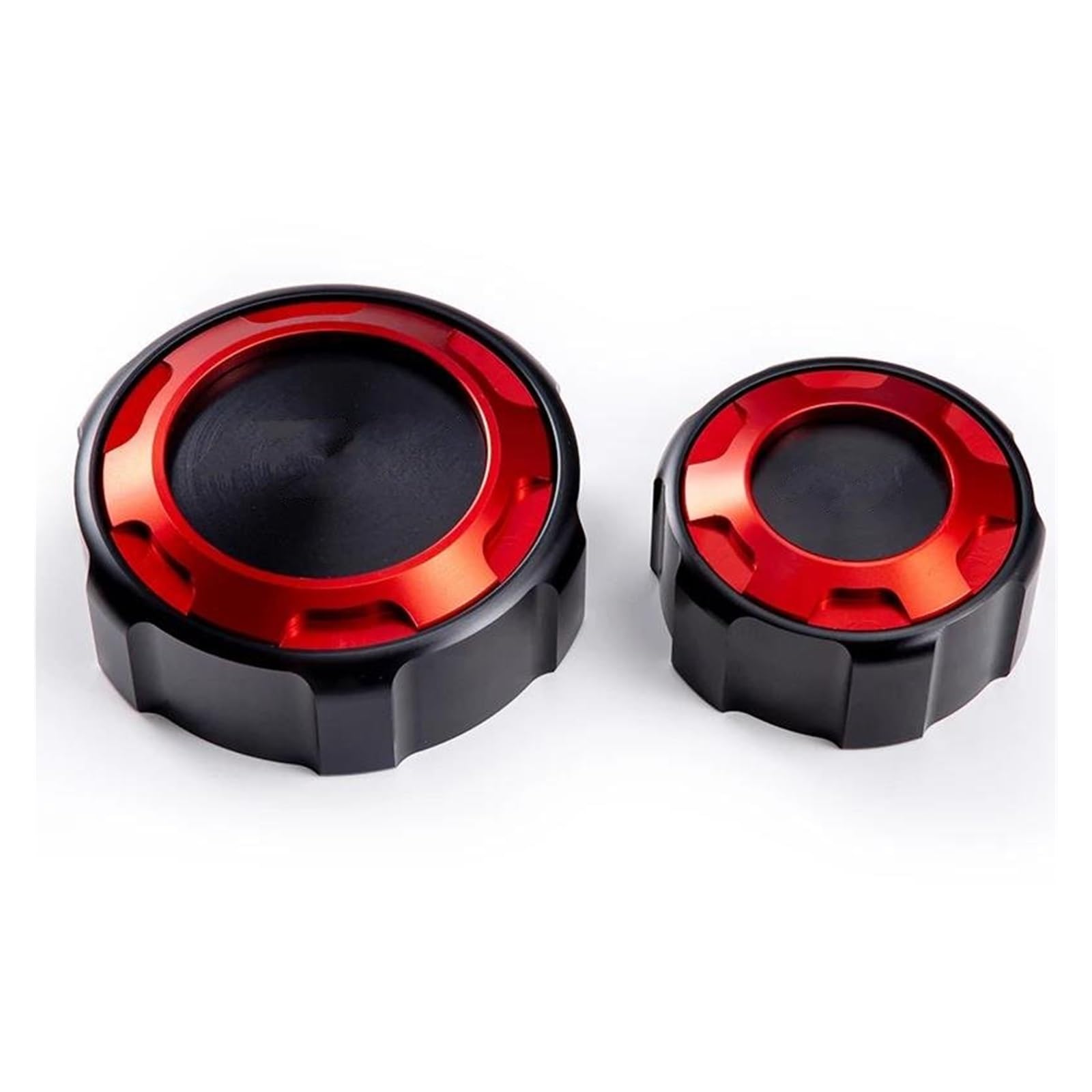Tapón Llenado Aceite del Motor Tapas De Líquido De Freno Delantero Y Trasero Y Protección del Puerto De Llenado De Aceite para Motocicletas YZFR1 YZF R1M R1 2009-2022 2023(Rojo,B)