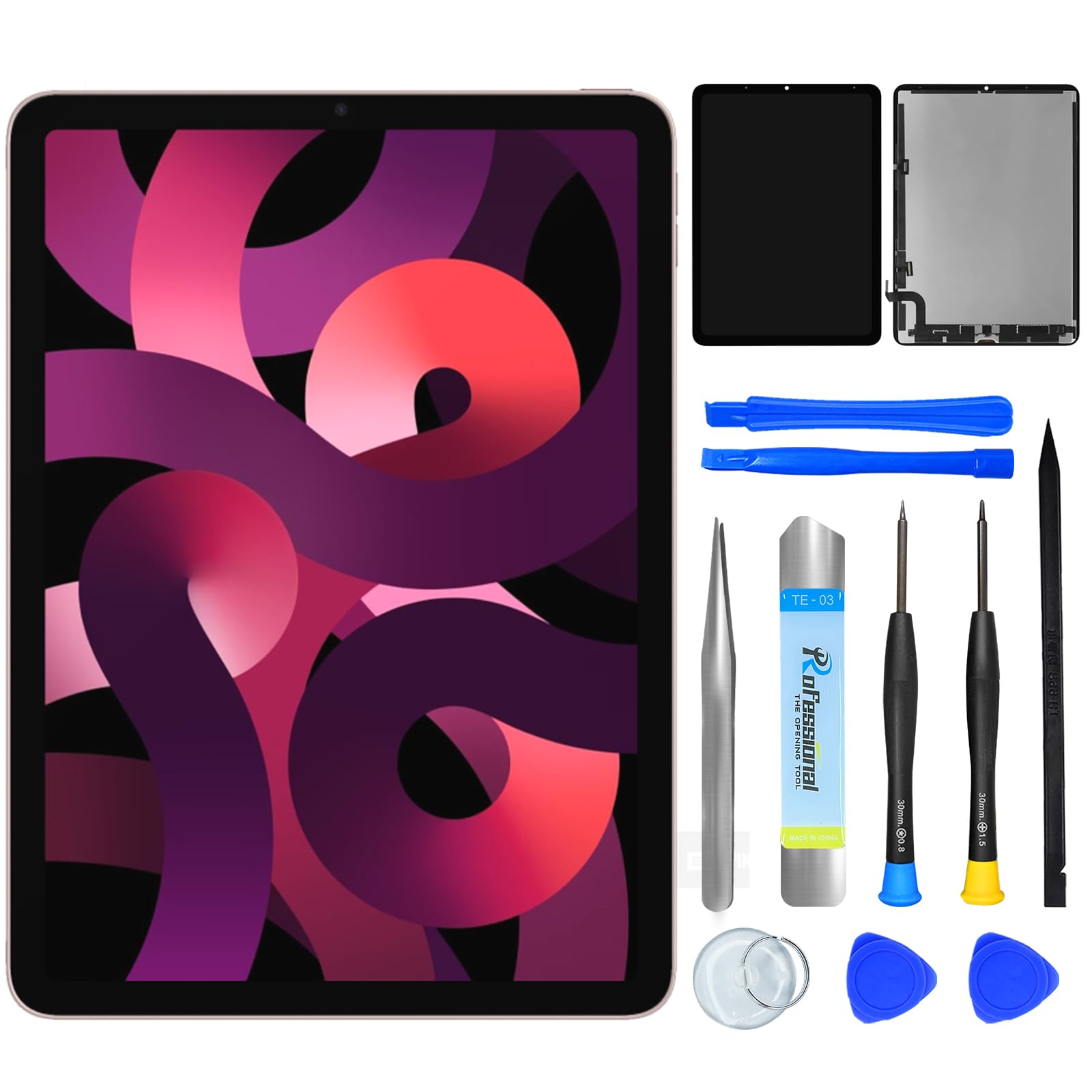 NB+ Screen Replacement For iPad 9th 10.2" (A2602 A2603 A2604 A2605) Generation Touch Screen Digitizer 2021 Pre-Installed Adhesive (Not LCD display) — view 36