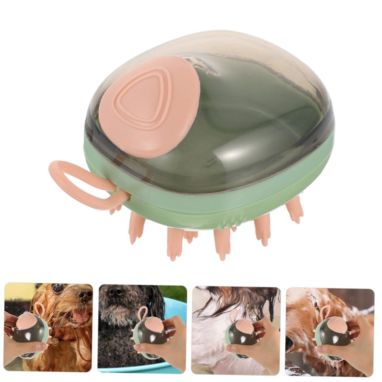 Toddmomy 5piezas Cepillo De Masaje Reutilizable Para Baño De Mascotas Cepillo Para Perros y Gatos Herramienta De Limpieza y Masaje Para Cuidado De Pelaje Diseño Ergonómico y Material