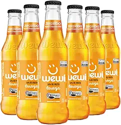 Laranja Orgânico Garrafa 255ml pacote com 6 unidades