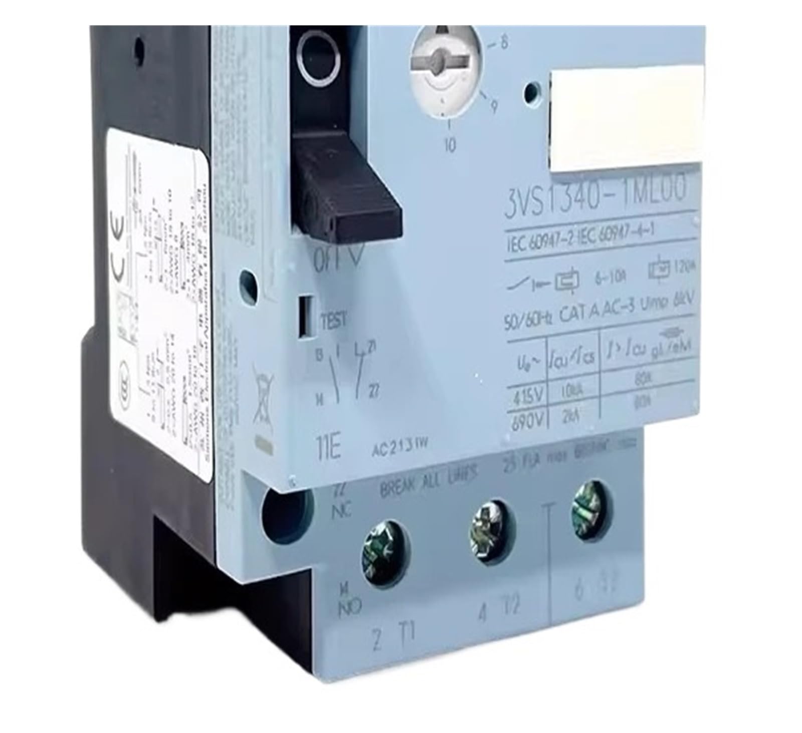 Disjoncteurs moteur 3VS1340 protège pompe contre surcharge électrique 6-10A