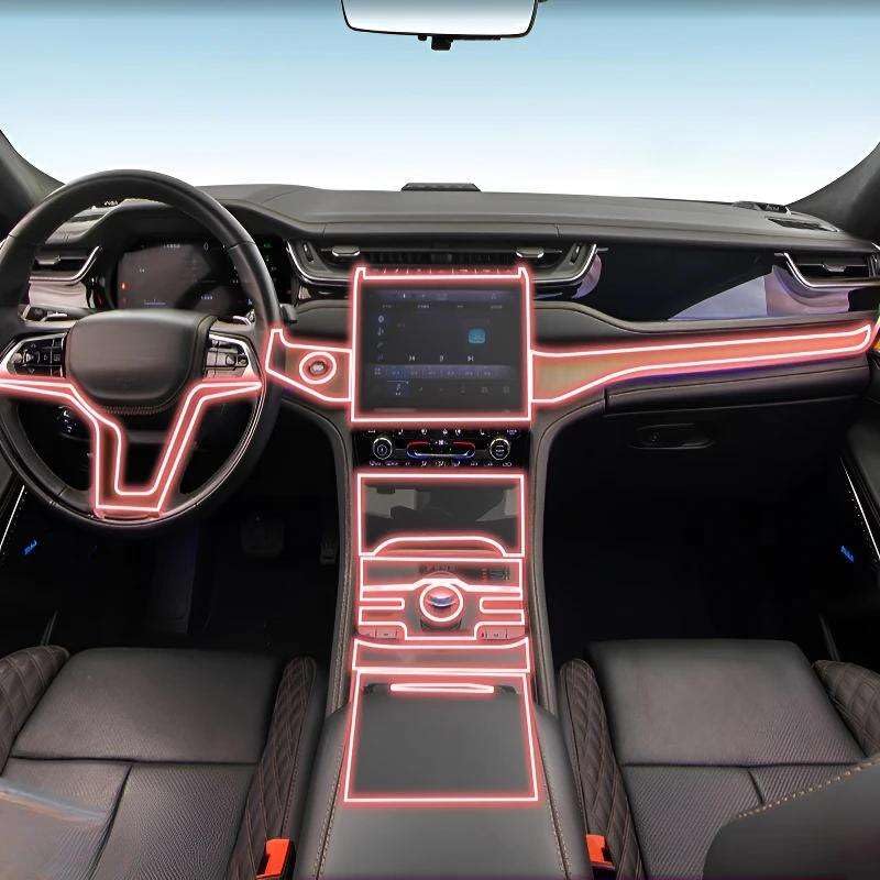 Film protecteur anti-rayures écran multimédia Jeep Grand Cherokee 2022-25