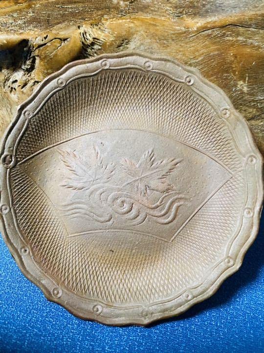 蔵の中の金庫より　備前焼素焼き　幕末〜 繊細彫　5客　骨董　大珍品 Amazon.co.jp: 蔵の中の金庫より 備前焼素焼き 幕末〜 繊細彫 5
