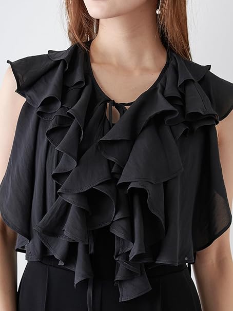 snidel ラッフルボレロコンビネゾン SNIDEL（スナイデル）の「ラッフル