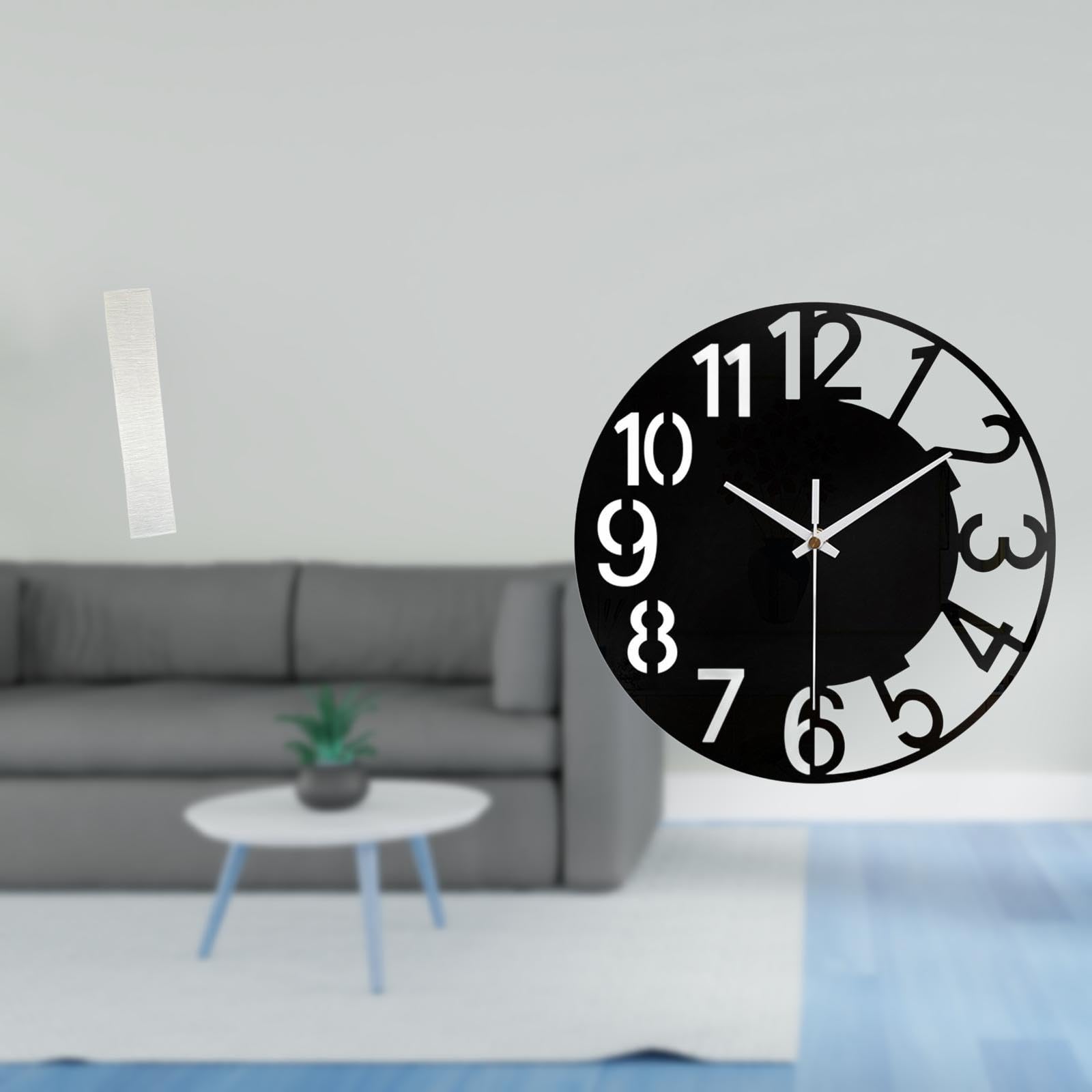 Enakshi®Living Room Paper Floor Lamp Shade and Acrylic Wall Clock Ative Silent Easy to Read Simple Round Big Wall Clock for Home Hotel Office|Home & Garden|Lamps, Lighting & Ceiling Fans|Lamp Shades-image-28